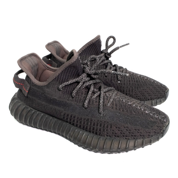 Adidas Yeezy Boost 350 V2 Low Black Non-Reflective Men's Size 6.5 - Picture 3 of 12